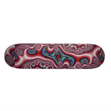 Fractal azul-magenta que practica surf abstracto patin