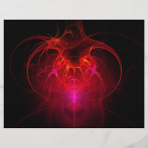 Fractal - ciencia - la red neuronal flyer a todo color