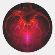 Fractal - ciencia - la red neuronal pegatinas  