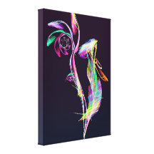 Fractal - Cockatoo Lona Envuelta Para Galerías
