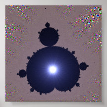 Fractal con estrella mandelbrot with star impresiones