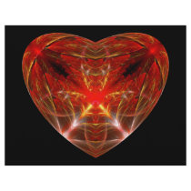Fractal - corazón - corazón abierto folletos