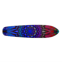Fractal de Geo del lago sunset Patineta Personalizada