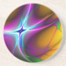 Fractal de la aparición posavasos diseño