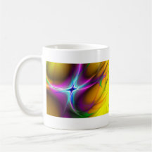 Fractal de la aparición tazas de café