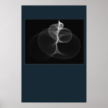 fractal de la cáscara poster