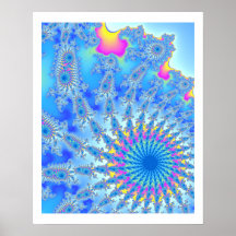 Fractal de la noria impresiones