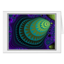 FRACTAL DE SHELL: Ningún marco, ningún pensamiento Felicitacion