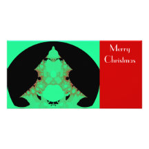 Fractal del árbol tarjetas fotograficas personalizadas