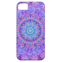 Fractal del copo de nieve iPhone 5 fundas