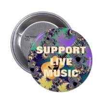 Fractal del ~ de la música en directo de la ayuda  pins