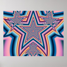 Fractal del estrellato poster