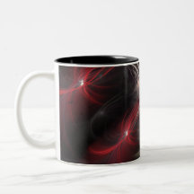 Fractal familiar taza de café