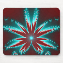 Fractal frío Mousepad de la quemadura Alfombrilla De Raton