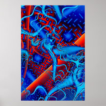 Fractal fundido androide 3D Impresiones
