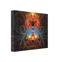 Fractal - insecto - viuda negra impresiones en lona