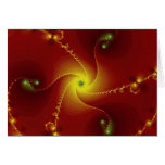 Fractal ligero líquido tarjeta