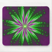 Fractal Mousepad de la flor Tapetes De Ratones