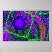 Fractal óptico de la sobremarcha 3D Impresiones