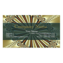 Fractal opulento de la celebración tarjetas de visita