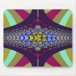 Fractal púrpura del ciempiés tapete de raton