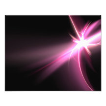 Fractal rosado de la energía de Abtract Impresiones Fotográficas