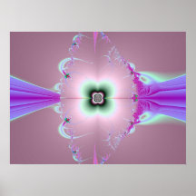 Fractal rosado precioso del cordón impresiones