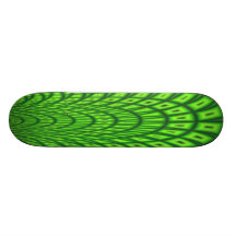 Fractal verde monopatín personalizado
