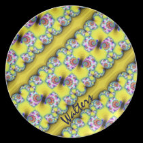 Fractales amarillos platos