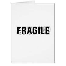 Frágil Tarjeta