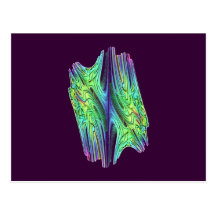fraktale Säule fractal pillar Postkarten