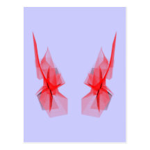 fraktaler Schleier fractal veil Postkarte