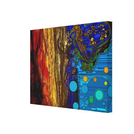 Fram - lona de arte abstracto impresión de lienzo