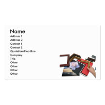 FramingPlaceCard, nombre, dirección 1, dirección 2 Tarjetas De Visita