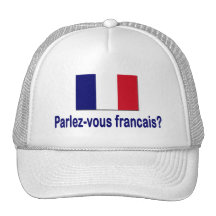 ¿Francais de Parlez-vous? Gorras De Camionero