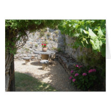 Française del la del à del jardin de la O.N.U Tarjeta
