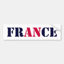 FRANCIA ETIQUETA DE PARACHOQUE