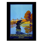 Francia Fontainebleau Avon Tarjeta Postal