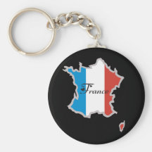 Francia fresca llavero personalizado