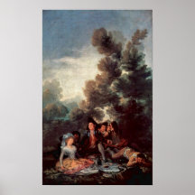 Francisco de Goya - Vesper al aire libre Posters