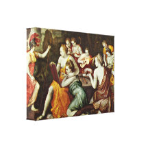 Francisco Floris - Athene en las musas Impresión De Lienzo