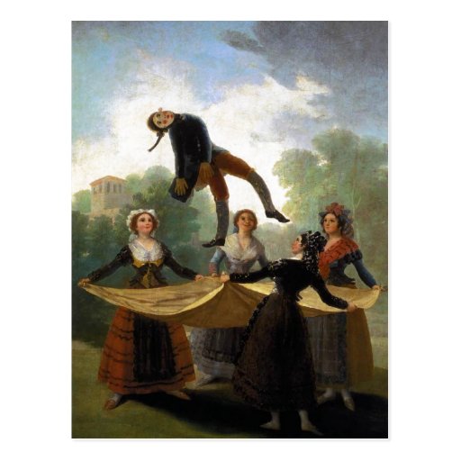 Francisco Goya, Kuka el aceite del maniquí 1791-92 Tarjeta Postal