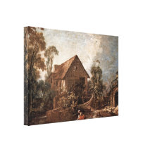 Francois Boucher - el molino Lona Envuelta Para Galerías