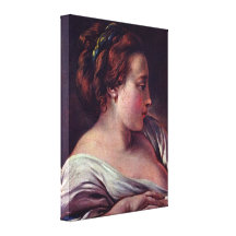 Francois Boucher - la cabeza de la mujer Impresiones De Lienzo