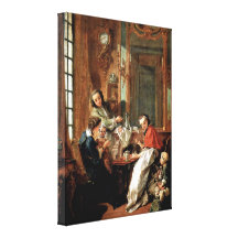 Francois Boucher - Le Dejeuner Impresiones De Lienzo