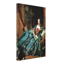 Francois Boucher - retrato de Madame de Pompadour Lona Estirada Galerías