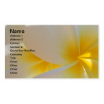Frangipani hawaiano plantillas de tarjetas de visita