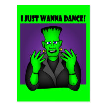 FRANKENSTEIN DANCE-1w Tarjeta Postal