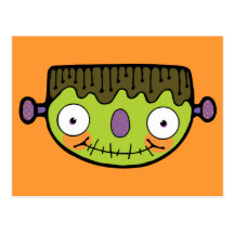 Frankenstein lindo tarjeta postal