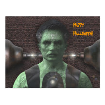 Frankenstein - postal de Halloween